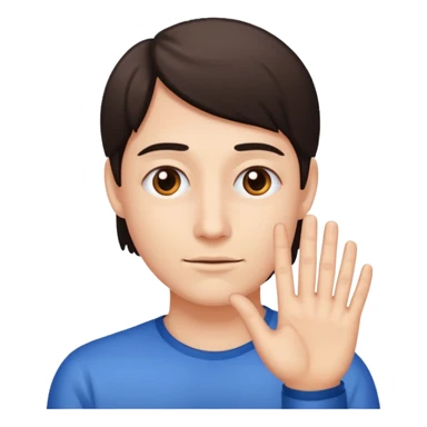 main signe hard rock mais avec juste le doigt annulaire plié sticker