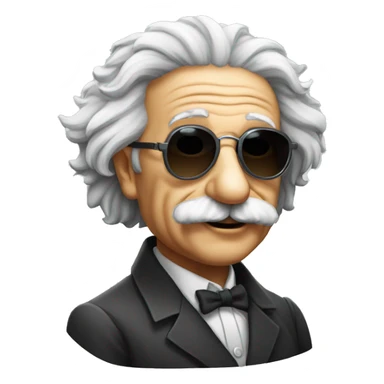 albert-einstein-with-cool-shades sticker