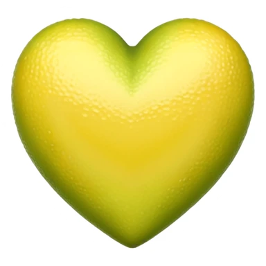 Pale Limon heart sticker