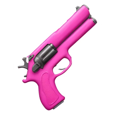 pink gun emoji sticker