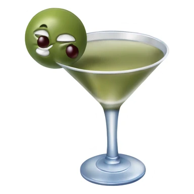 Dirty martini with bleu cheese olives sticker