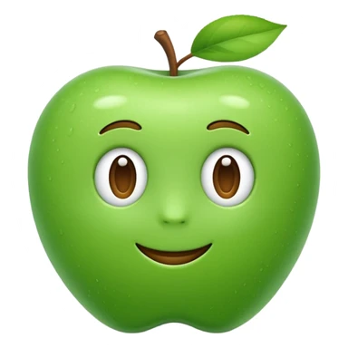 A high-quality 3D render of focus in the style of an Apple emoji. Smooth textures, soft diffuse lighting, and deep detailing. Realistic materials but with a stylized, iconic look. Soft drop shadow. Isolated on a white background. High fidelity, 4k. sticker