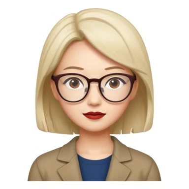 Mei Lee with glasses from the Turning Red movie sticker