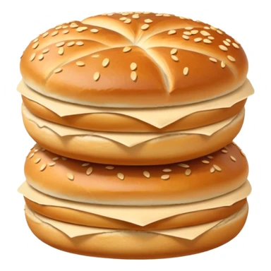 two Kartoffelbrötchen stacked sticker