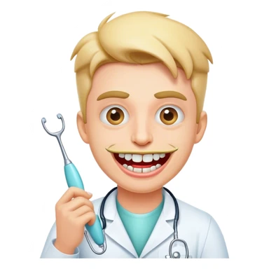 Crazy dentist  sticker