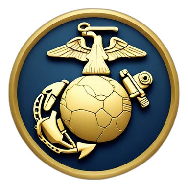 Marine corps logo sticker