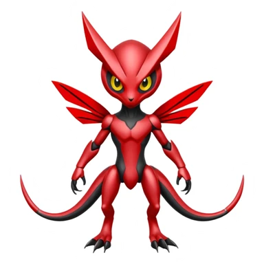 Scizor-Bisharp-Fakémon-hybrid-creature (full body)  sticker