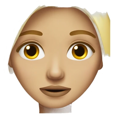 very beautiful blonde woman crying sticker