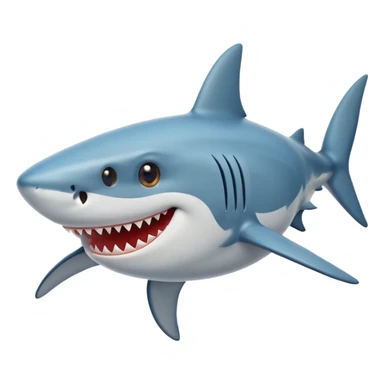 Shark funny sticker