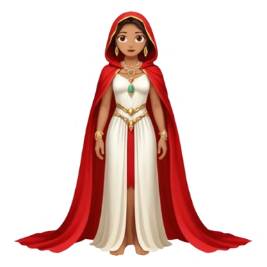 ejemplos diosa tanit vestimenta completa+ sticker