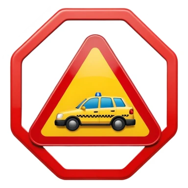 placa de pare transito sticker