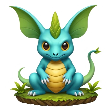 Epic complex detailed aesthetic-scenic-Fakémon-creature sticker