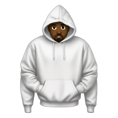 Kanye West torso takashi hoodie sticker
