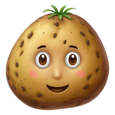 potato vegetable without face sticker