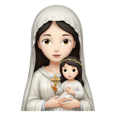 Emoji de la virgen del Carmen  sticker