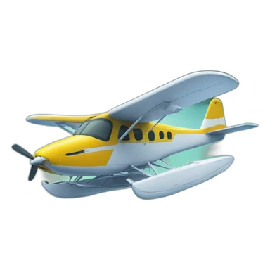 seaplane amphibian sticker