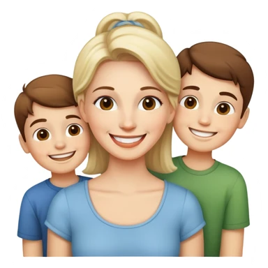 Mommies of 3 boys  sticker