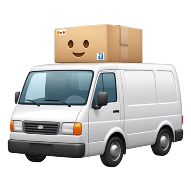 Delivery car sticker