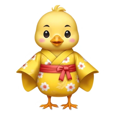 Merge a 👘 and 🐥 sticker