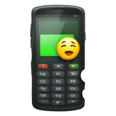 Phone with low battery sticker
