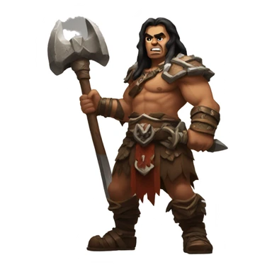 diablo 4 barbarian sticker