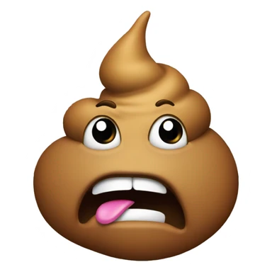 Poop emoji with the letting “mdzgreni” above it sticker
