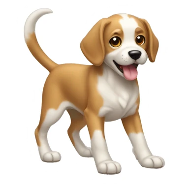 dog swiping generator sticker
