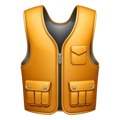 bullet proof vest icon in a rounded edge white border sticker