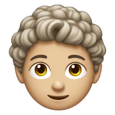 Câine pudel cu fundă roșie  sticker