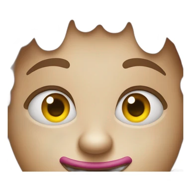 Clown mit augenzwinker sticker