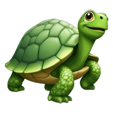 écureuil sur tortue sticker