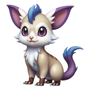 ShinyFurret-Absol-Noibat-Noivern-Hybrid (Full body) sticker