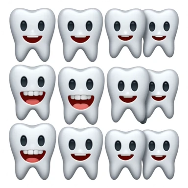 Tooth collection  sticker