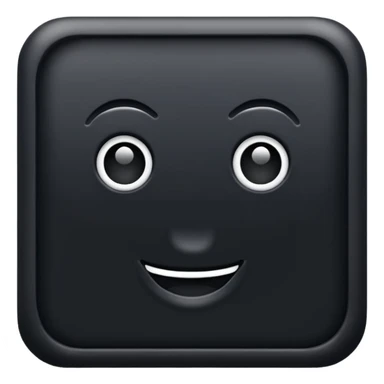 ⬛ this emoji but blacker and no highlight  sticker