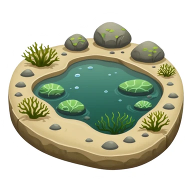 Tide pool sticker