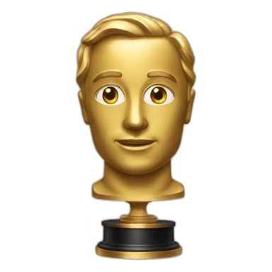 oscar statue sticker