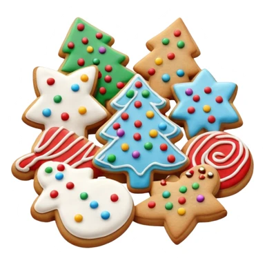 christmas cookies sticker