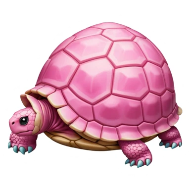pastel pink tortoise  sticker