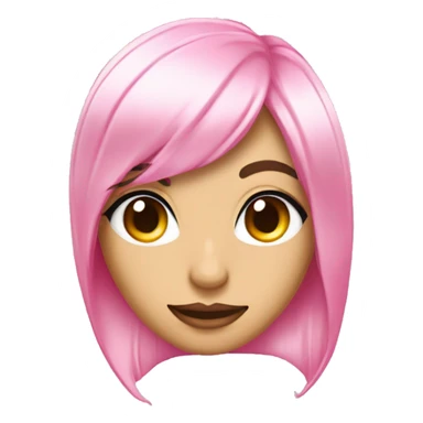 tacco rosa brillantinato sticker