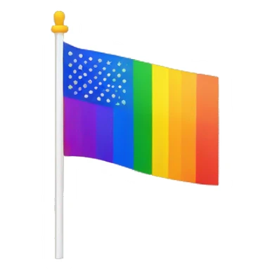 Gay male flag sticker