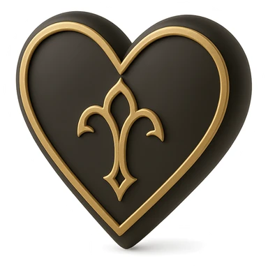 3d gothic heart  effect
 sticker