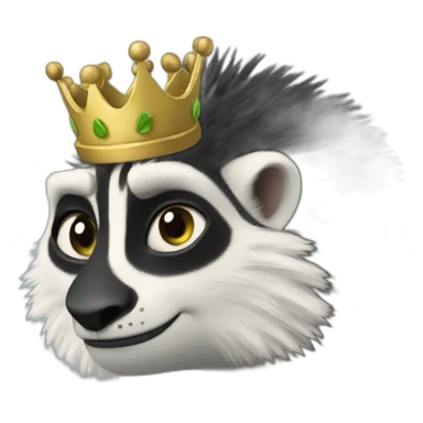 King julian sticker
