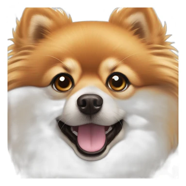 british pomeranian spitz sticker