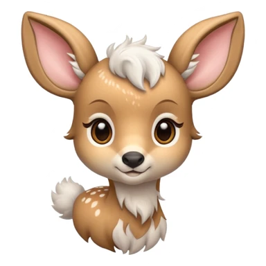 White Bambi  sticker