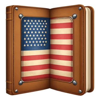 VOCABULARY словарь с флагом америки sticker