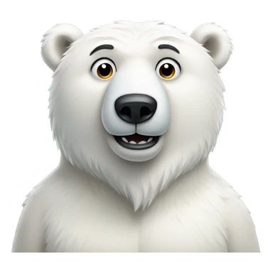 polar bear ba g sticker