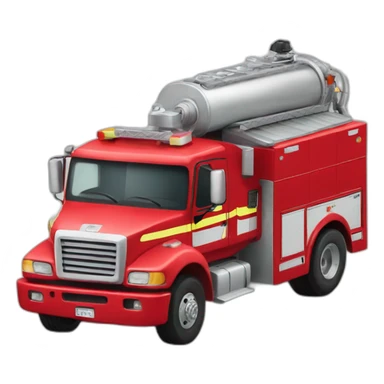 Camion de pompier sticker