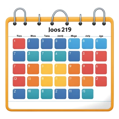 calendar sticker