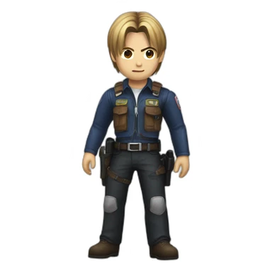 Emoji Leon kennedy sticker