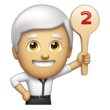 jack bilyard giving a strike to an employee sticker